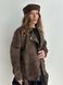 Подовжена косуха з ефектом замші "Brown Suede Classic" 1000960 фото 7