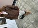Косуха з високим коміром під замшу "Brown Urban Vintage" 200270 фото 7