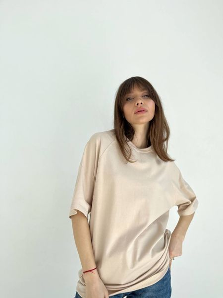 Футболка бежева, ONE SIZE 1000424 фото