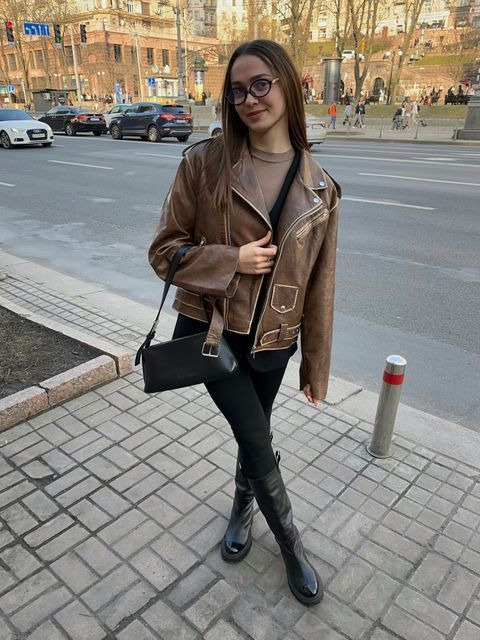 Подовжена косуха "Vintage Rider Brown" 1000979 фото