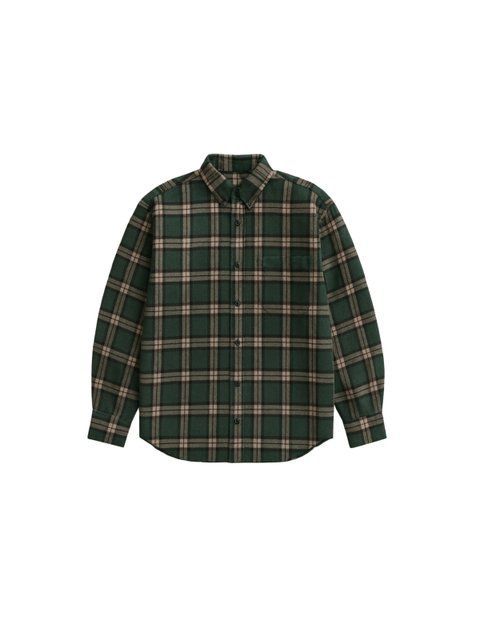 Сорочка в клітинку смарагдова "Tartan" 10000034 фото