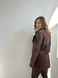 Укорочена косуха з ефектом замші &laquo;Brown Suede Crop&raquo;  200230 фото 3