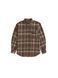 Сорочка в клітинку шоколадна "Tartan" 10000039 фото 1