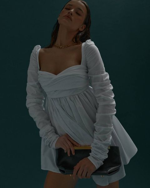 Сукня біла "Bustier", S 1000384 фото