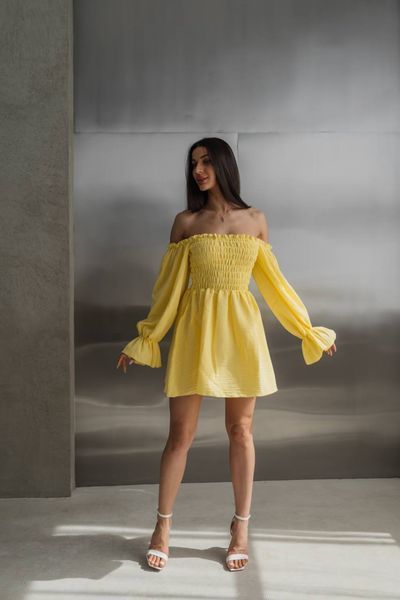 Сукня жовта"Verbena mini", L/XL 1000454 фото