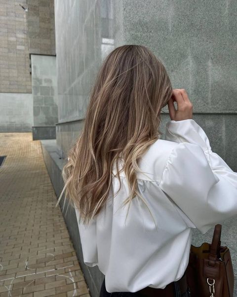 Сорочка з акцентними рукавами "Volume Cuff Blouse" 10000020 фото